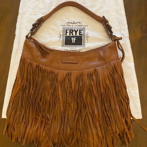 Frye “Heide” Fringe Hobo Bag